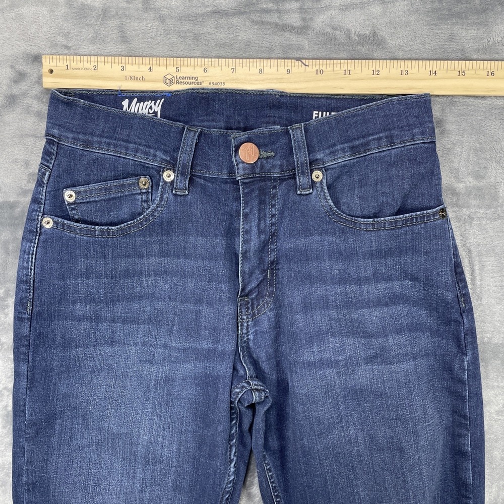 Mugsy Fultons Jeans Slim Fit Stretch Denim 28x30 Mens Blue Pants Cotton - Picture 7 of 8